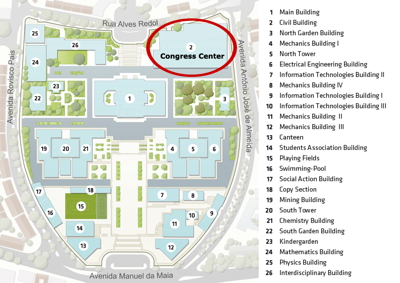 IST Campus Map