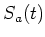$\displaystyle S_a (t)$