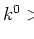 $k^0 > \frac{2\epsilon}{\sqrt{s}}$