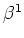 $\beta^1$