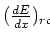 $(\frac{dE}{dx})_{rad} = - \frac{E}{X_0}$