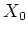 $X_0$