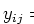 $y_{ij} = 2 \min{(E_i^2,E_j^2)}/E_{vis}^2.(1-\cos{\alpha_{ij}})$