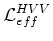 $\displaystyle {\cal L}_{eff}^{HVV}$