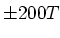 $\pm 200 TeV^{-2}$