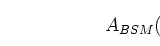 \begin{displaymath}
A_{BSM}(H\gamma\gamma) = 2 g M_W \sin\theta_W^2
(\frac{f_{BB}}{\Lambda^2} + \frac{f_{WW}}{\Lambda^2})
\end{displaymath}