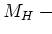 $M_H \rightarrow$