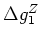 $\Delta g_1^Z$