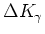 $\Delta K_{\gamma }$